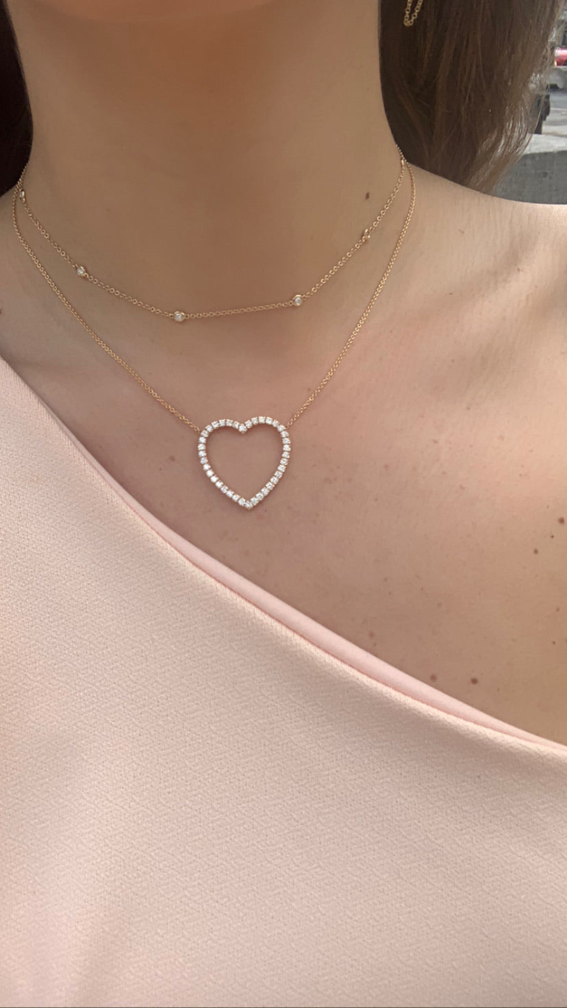 0.25 Carat Diamond By the Yard Necklace – Velvet Box Jewels