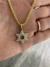 Pendentif étoile de David en diamant