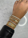 Bracelet en diamant serti d'un chaton