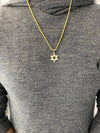 Pendentif étoile de David en diamant