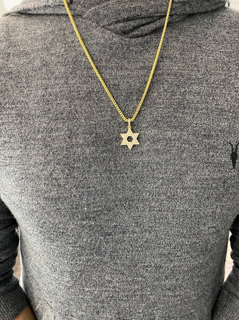 Star of David Charm Pendant