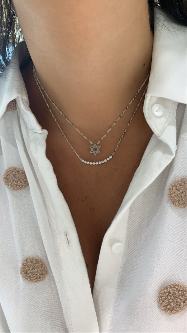 Mini Star of David Necklace