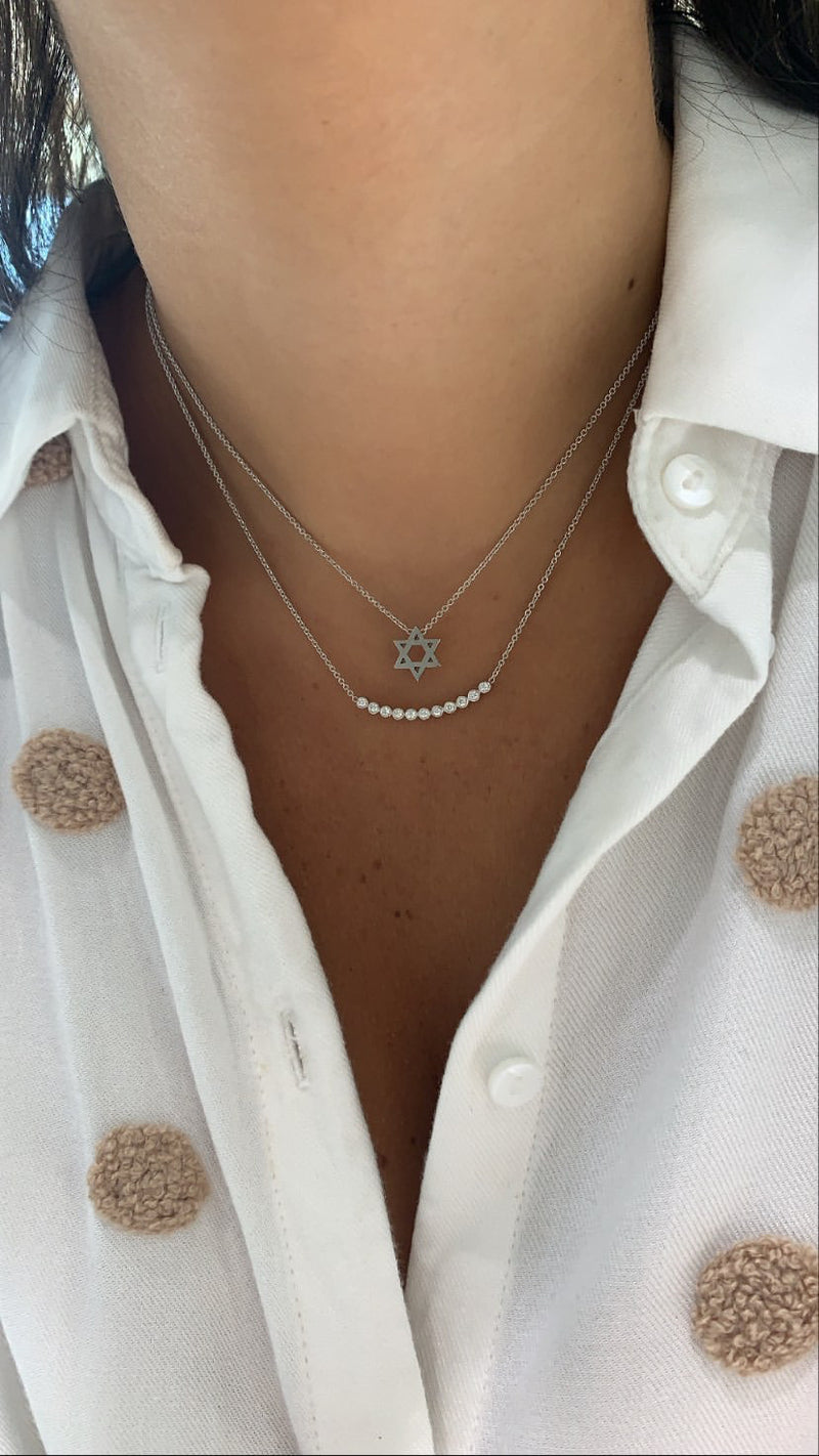 Mini Star of David Necklace