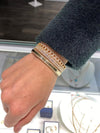 Bracelet à bordure de diamants