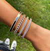 Bracelet à bordure de diamants