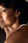 Boucles d'Oreilles "LOVE" pendant en Diamant