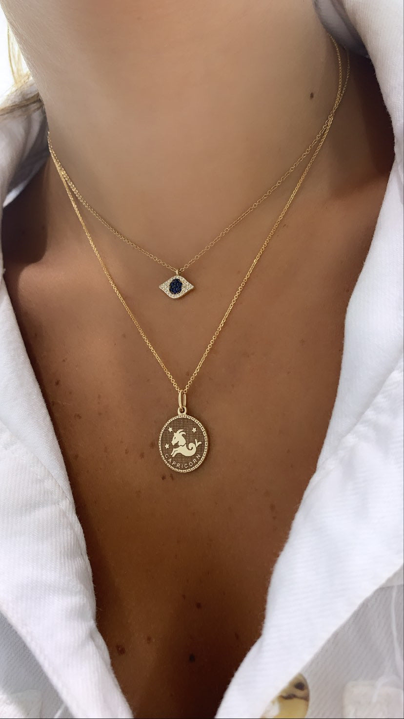 Zodiac Circle Necklace