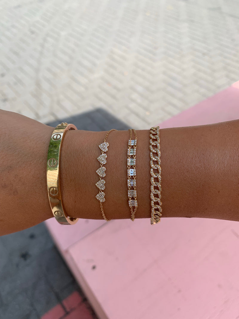 Diamond Baguette Bracelet