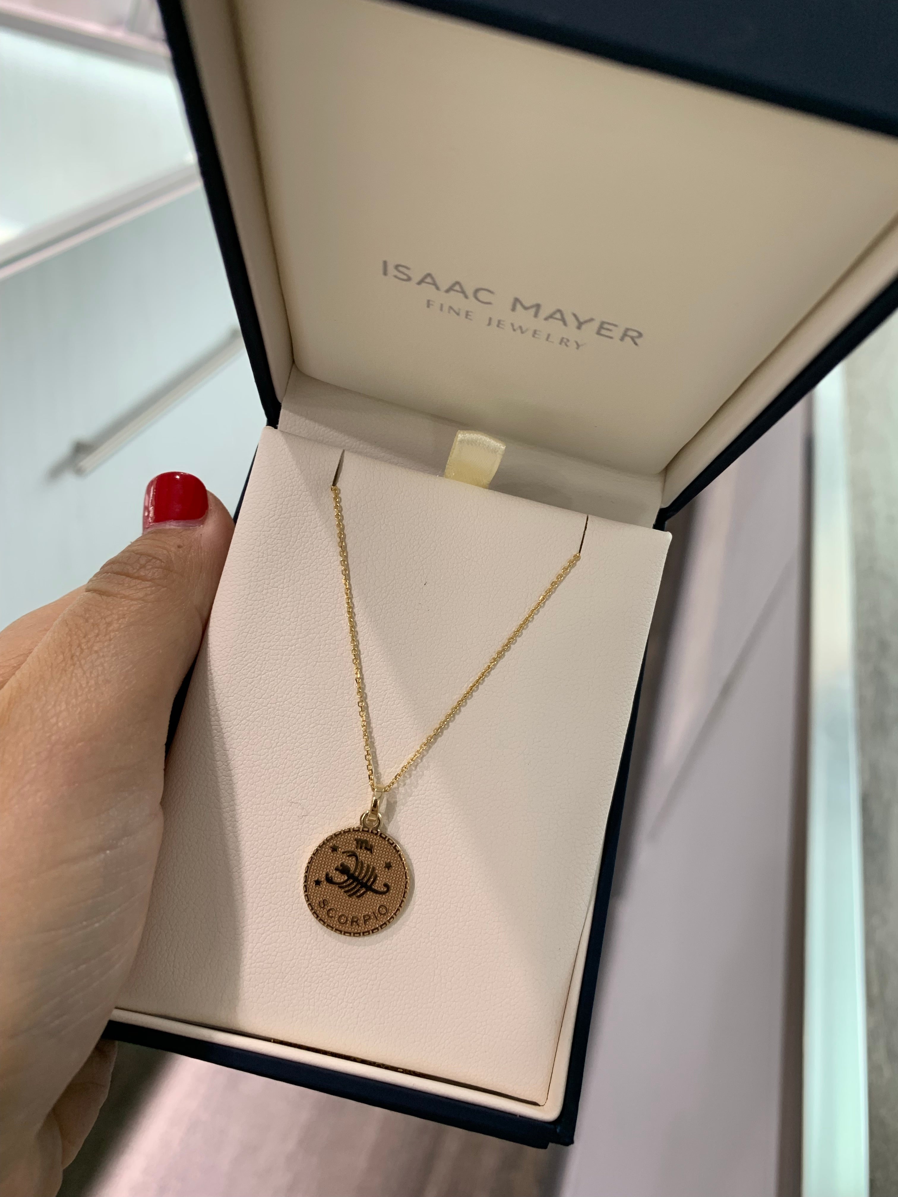 Zodiac Circle Necklace