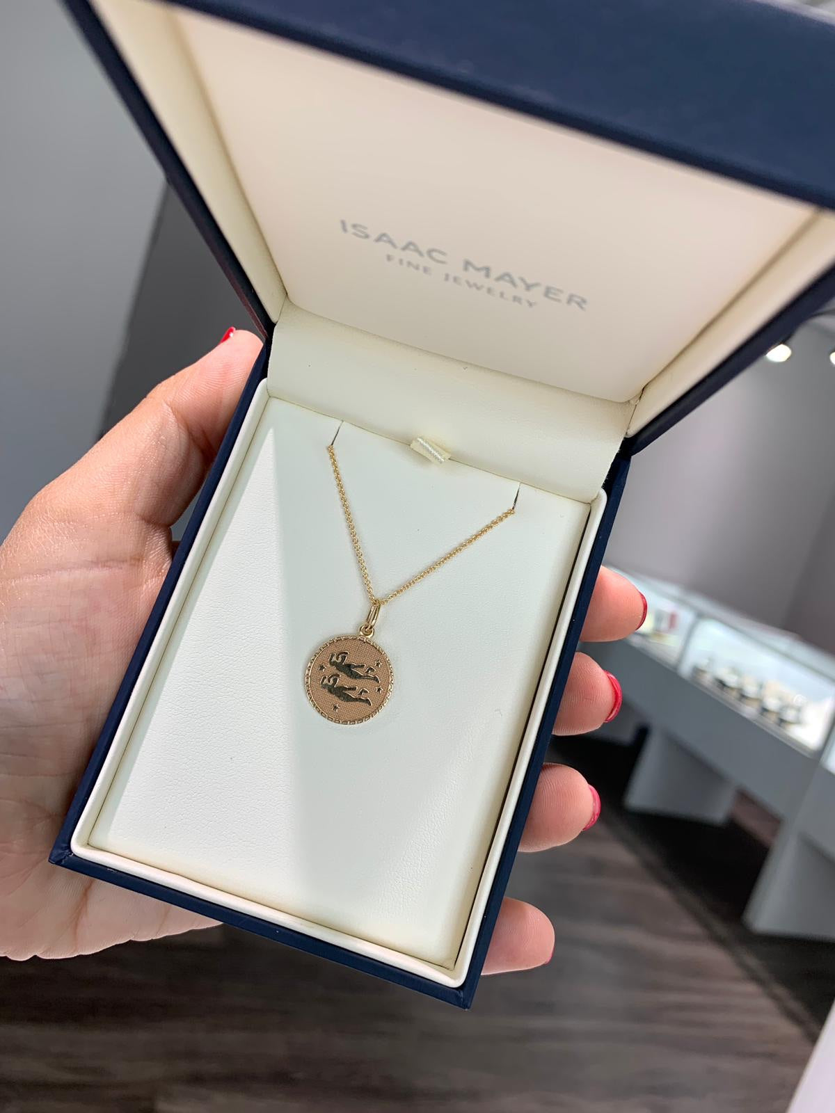 Zodiac Circle Necklace
