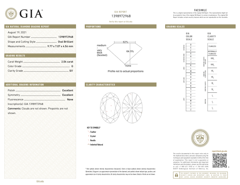 2.04ct Oval Shape Natural Diamond
